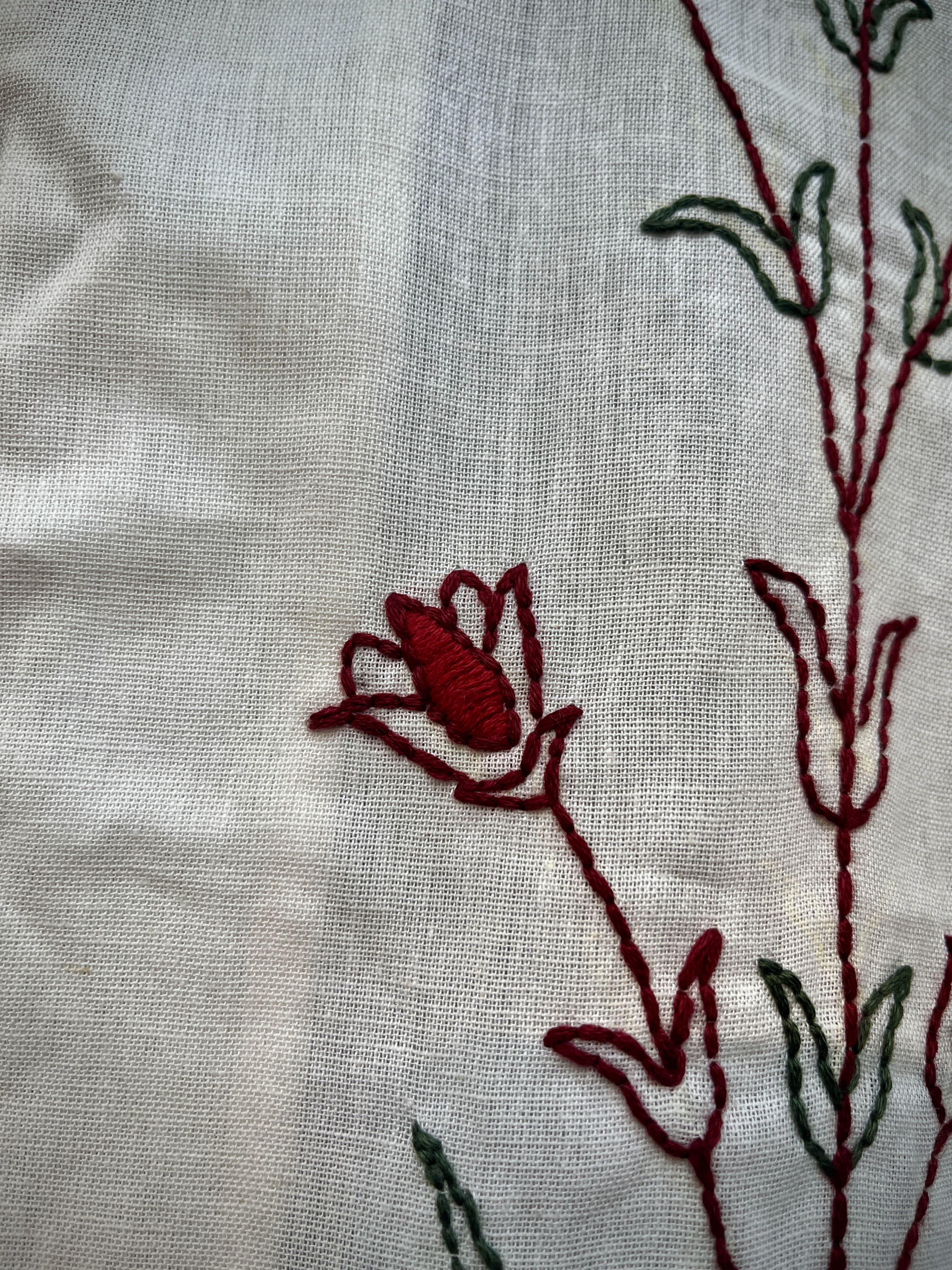 Hand Embroidered Floral Shirt view 6