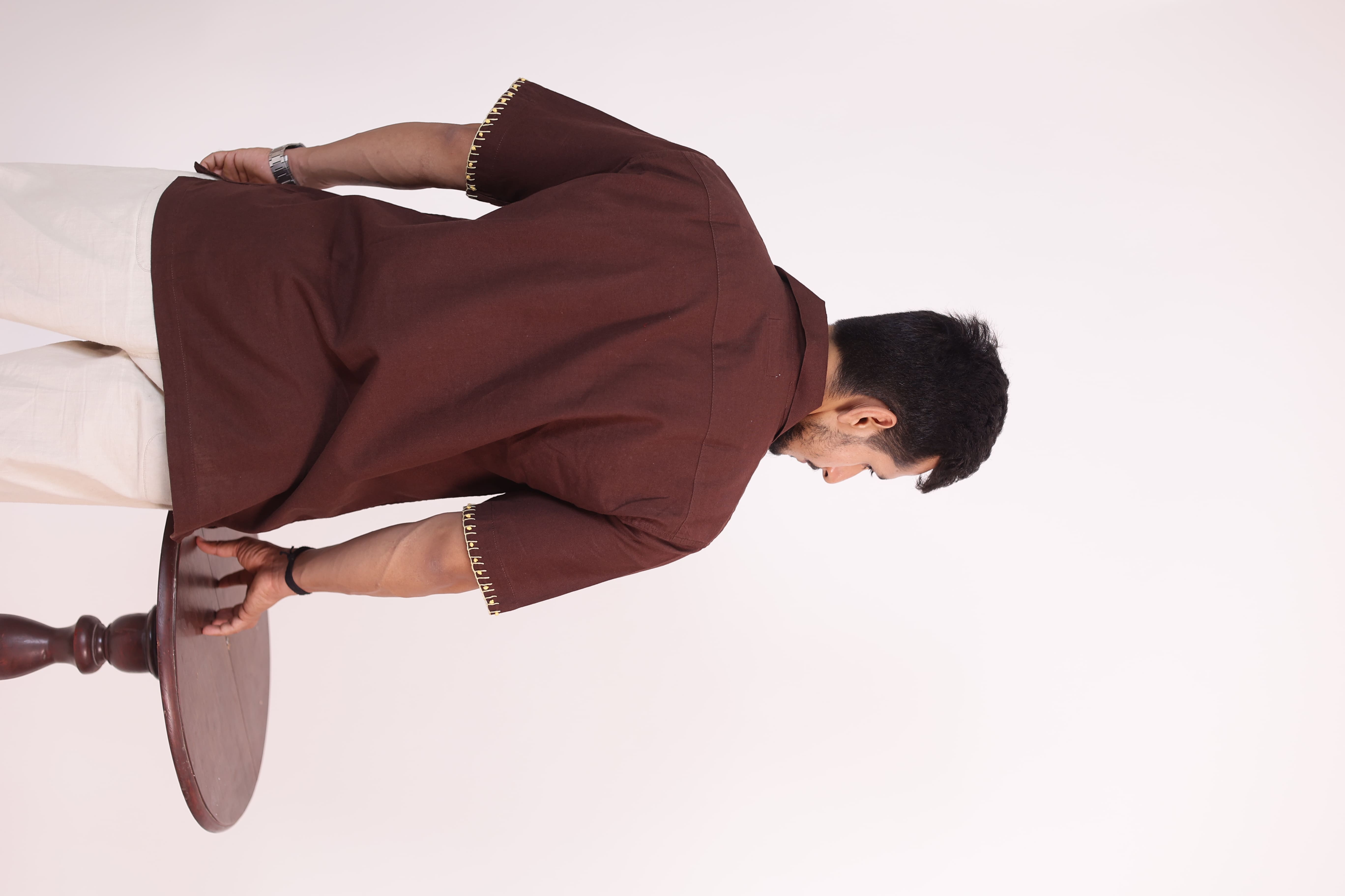 Mustard Floral Shirt view 8